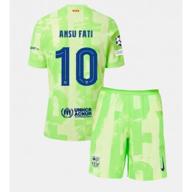 Barcelona Ansu Fati #10 3rd Trikot 2024-25 Kurzarm (+ kurze hosen)